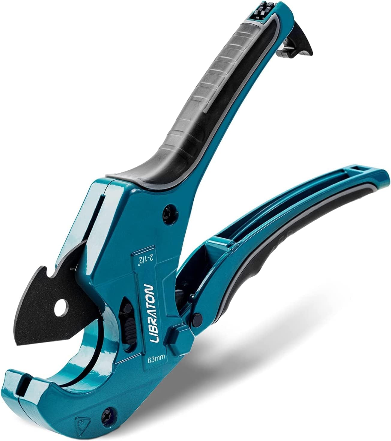 Libraton PVC Pipe Cutter. Up to 2-1/2. Ratchet Pipe Cutter Heavy-Duty. Pex Cutting Tool for Cutting PEX. PVC. PPR Plastic Hoses and Plumbing Pipe
